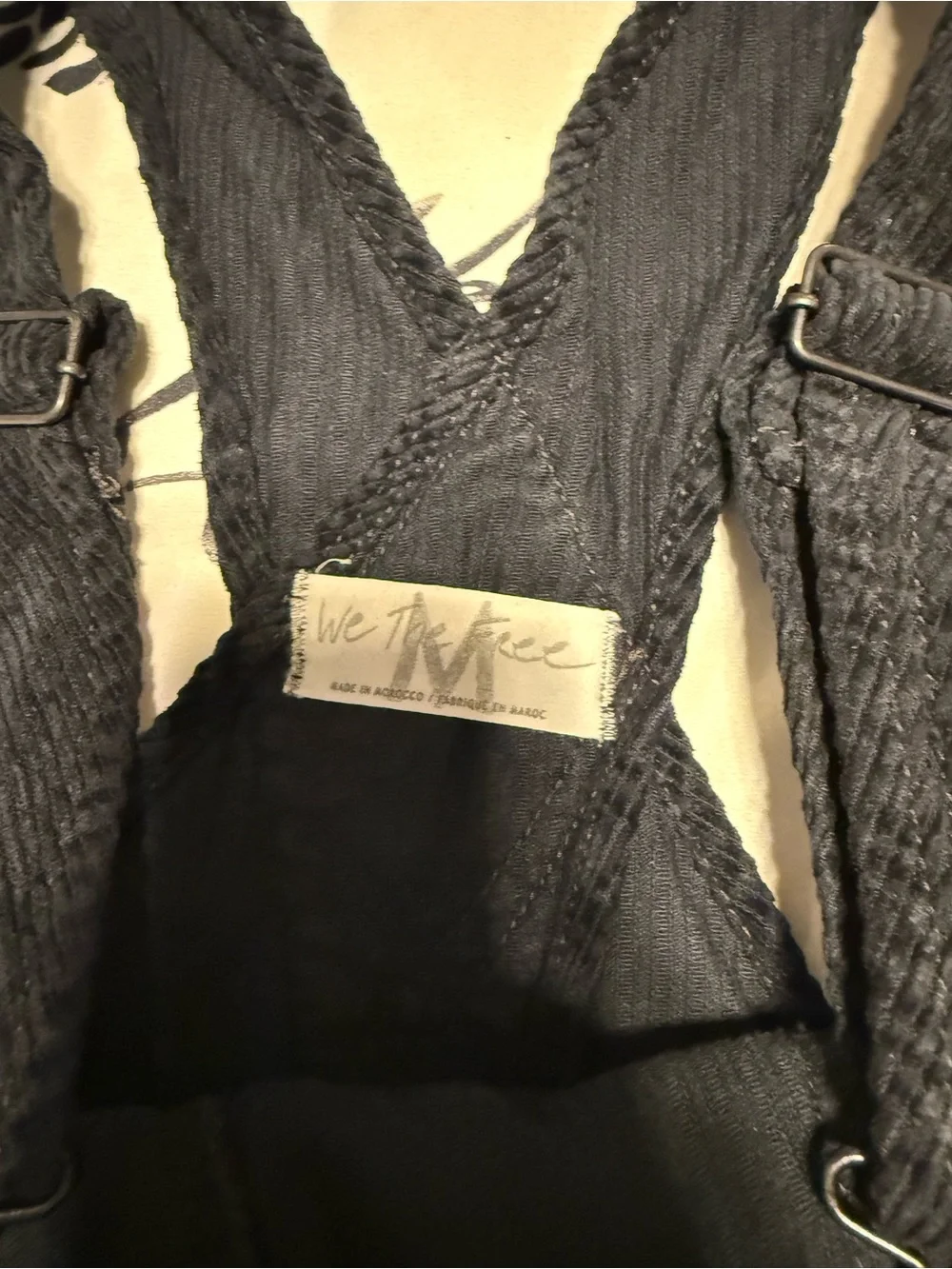 For @ledahoxha Free People Ziggy Overall Corduroy - Picture 6 of 6